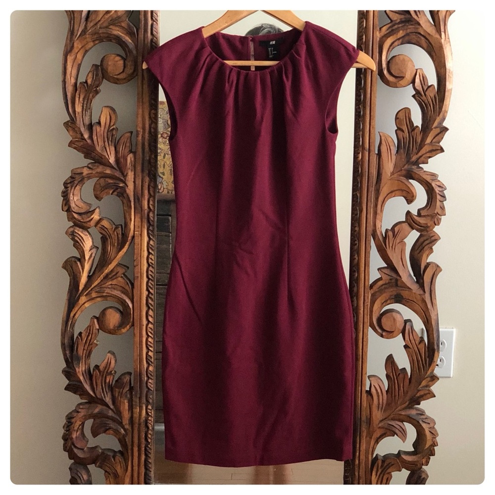 Cap sleeve midi dress